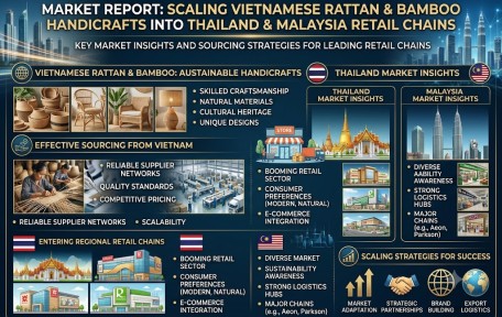Market Report: Scaling Vietnamese Rattan & Bamboo Handicrafts into Thailand & Malaysia Retail Chains